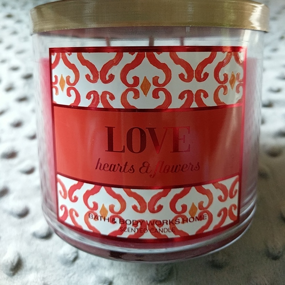 Love 3 wick candle